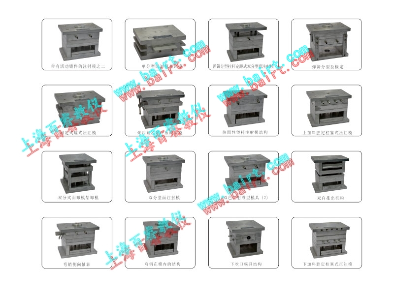 BR-M05C塑料成型工藝與模具設(shè)計(jì)拆裝模型(全鋁製)